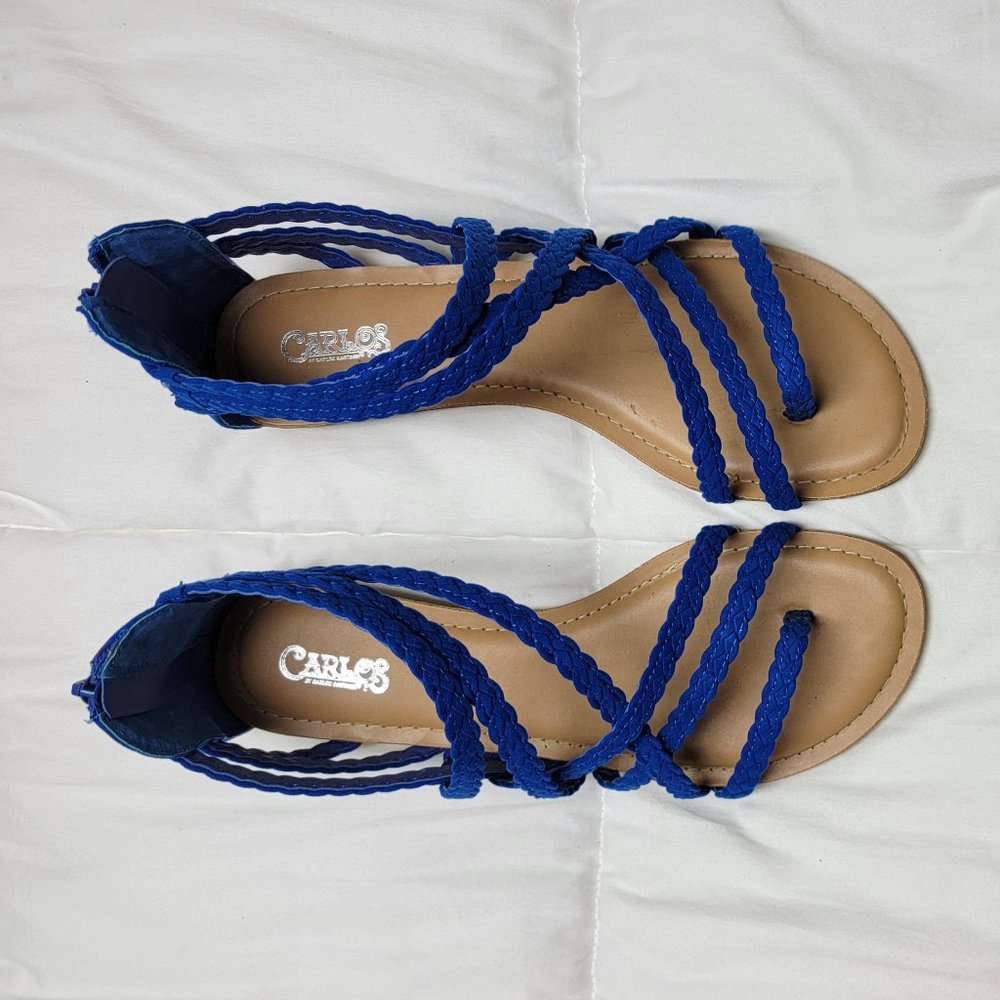 #16 -  NEW - Carlos Santana Amara Royal Sandals